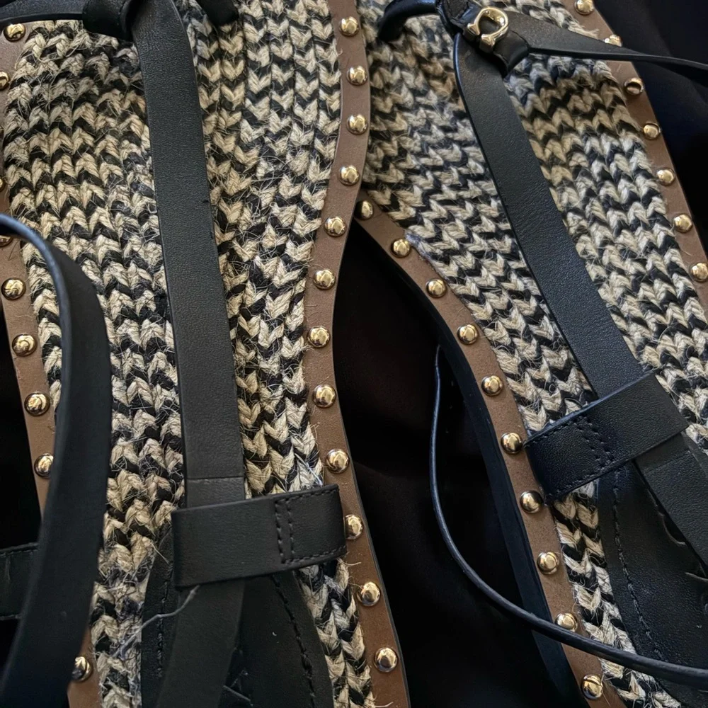 Coach Black Sandals - Picture 1 of 3